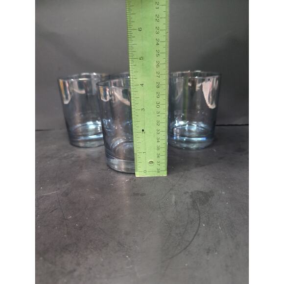 Libbey Ombre Blue Gray Glasses, Set Of 4, Vintage 12 Oz Barware,‎ Old Fashioned - Picture 8 of 9